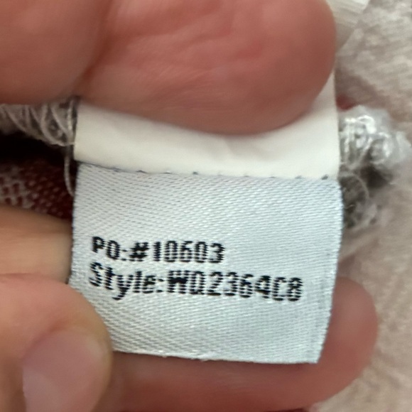 Indigo Rein Linen Blend Striped Women's Crop Pants L - Picture 11 of 11